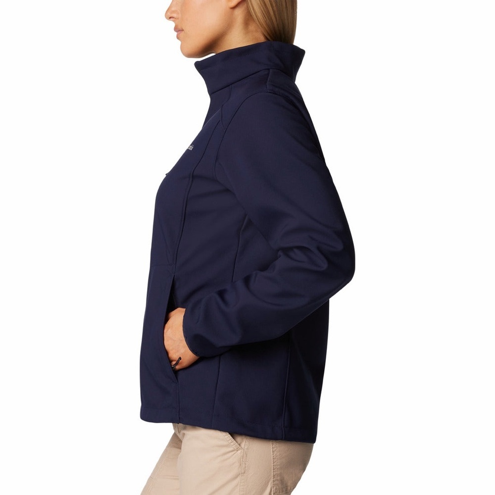NWT Columbia Women's Kruser Ridge II Softshell Jacket Full Zip Navy Blue Size XS - Picture 3 of 8